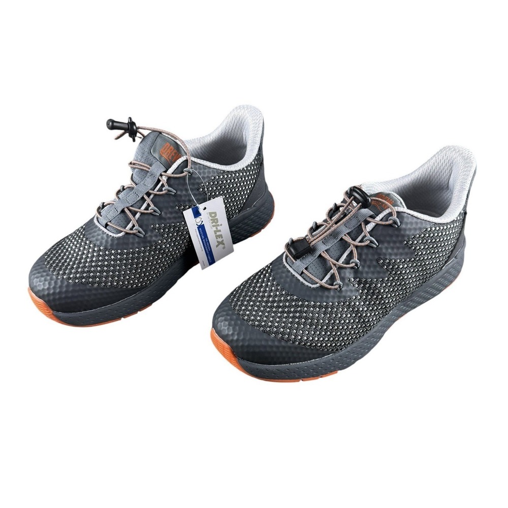 Drew Bravo Shoes Mens 8 XW Gray Walking Comfort Drilex NWT